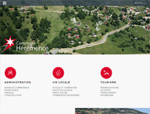 Tablet Screenshot of heremence.ch